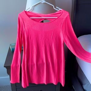 Long sleeve, thin, hot pink Lilly Pulitzer sweater